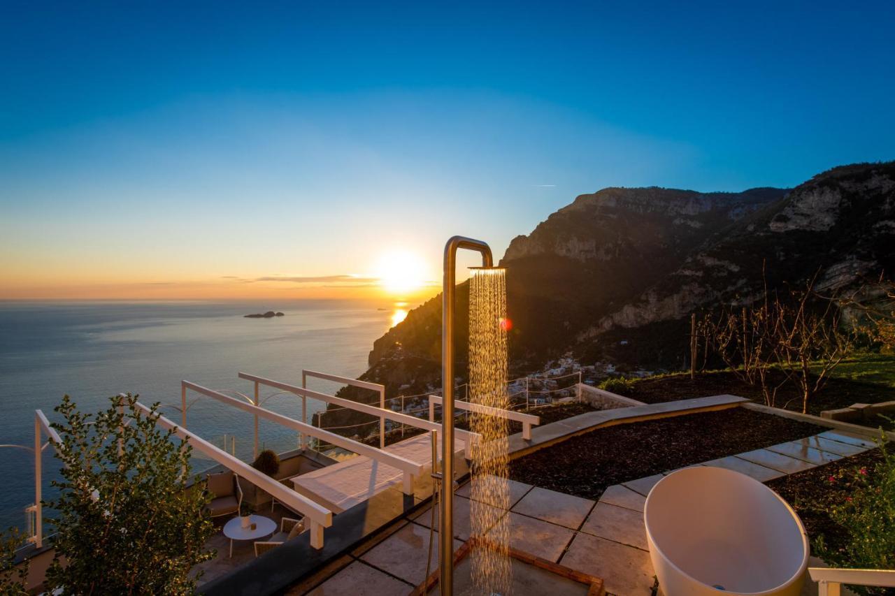 Villa La Tagliata Spectacular Jacuzzi Tub Amazing View And Private Parking Garage ポジターノ エクステリア 写真