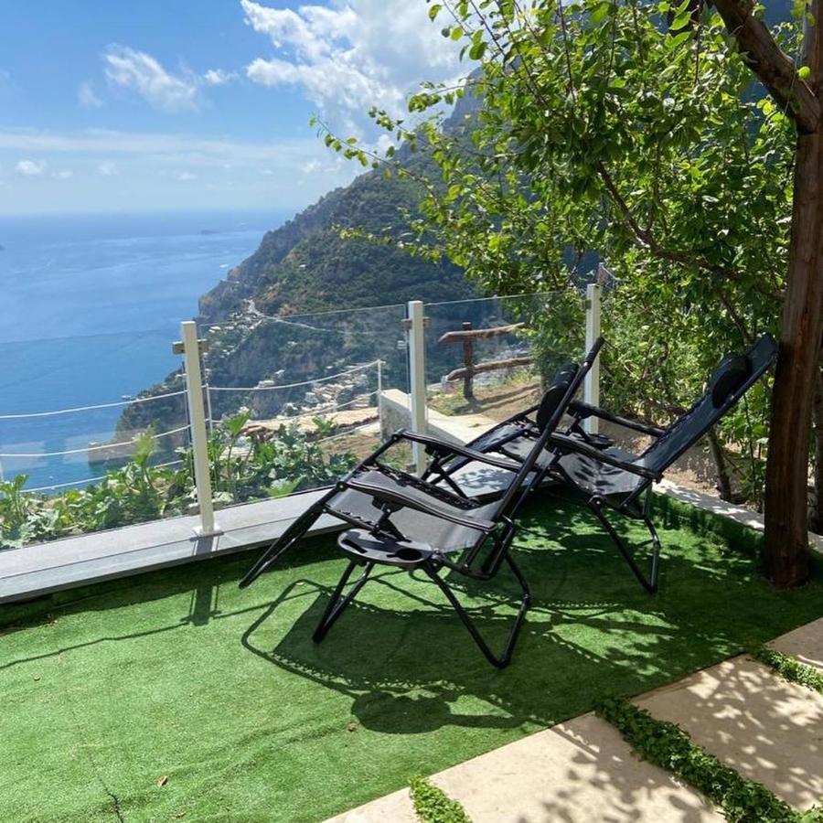 Villa La Tagliata Spectacular Jacuzzi Tub Amazing View And Private Parking Garage ポジターノ エクステリア 写真